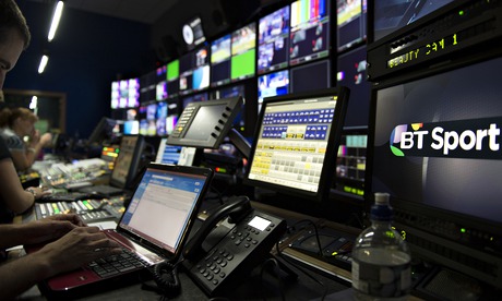 BT Sport's master control room.