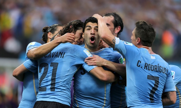Two goals for Luis Suarez and England is on life support to stay in the World Cup. 