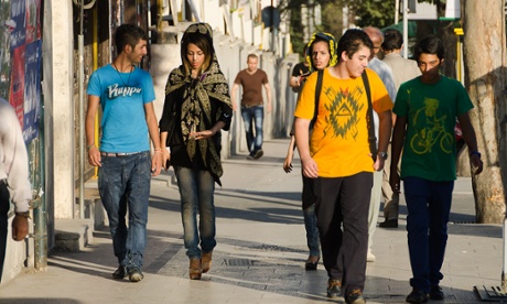 Iranian youth in Tajrish