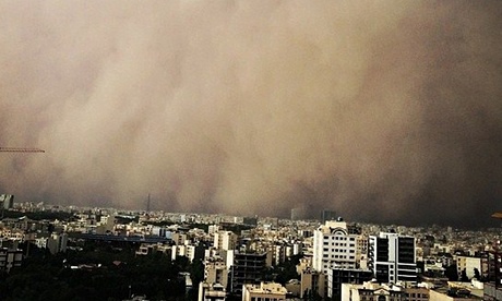 Tehran sandstorm