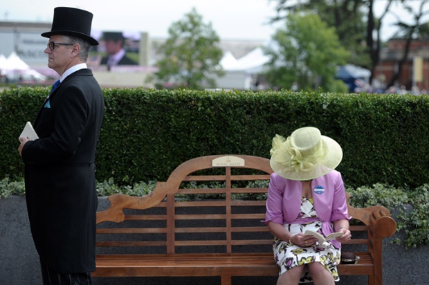 It's day four of Royal Ascot: Here are a couple of race-goers.