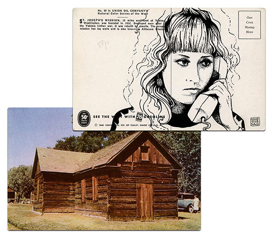 Twin Peaks postcards: Twin Peaks postcards by graphic artist Paul Willoughby