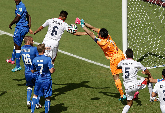 Italy v Costa Rica: Gianluigi Buffon is back in the side against Costa Rica