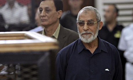 Mohamed Badie and 182 Muslim Brotherhood members have been sentenced to death.