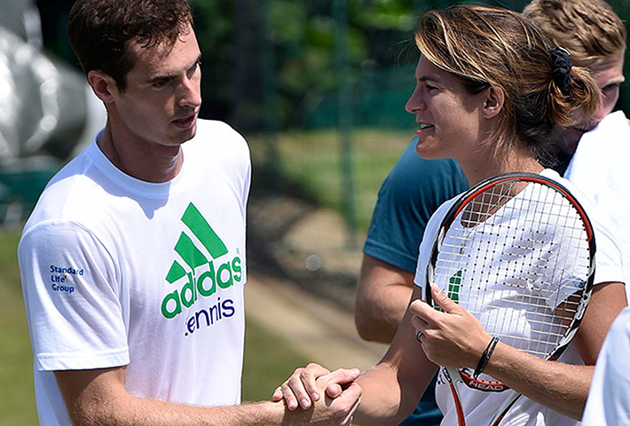 Andy Murray Amélie Mauresmo