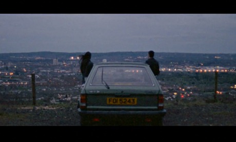 A still from the music video. 