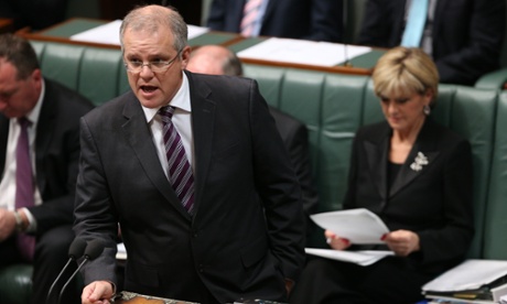 Scott Morrison answers a question directed to the Prime Minister.