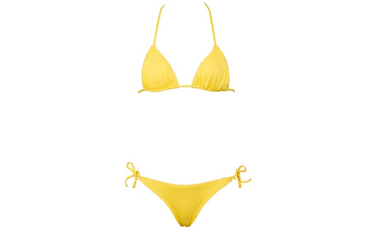 Swimwear: Swimwear - yellow bikini by Petit Bateau