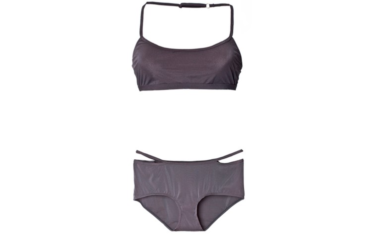 Swimwear: Swimwear - simple dark grey bikini by Cheap Monday