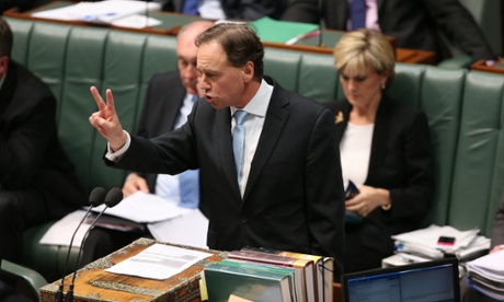 Greg Hunt during question time.