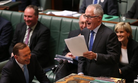 Malcolm Turnbull with his 
