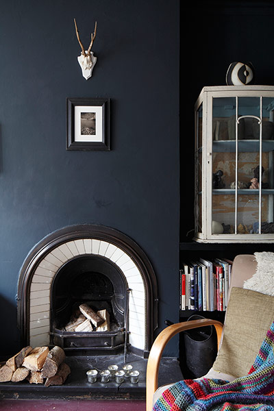 Space gallery: Victorian painted fireplace