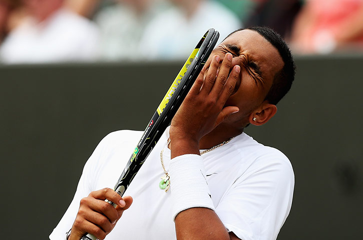Wimbledon day four: Nick Kyrgios 