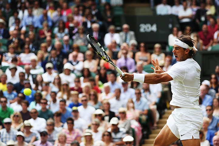Wimbledon day four: Rafael Nadal