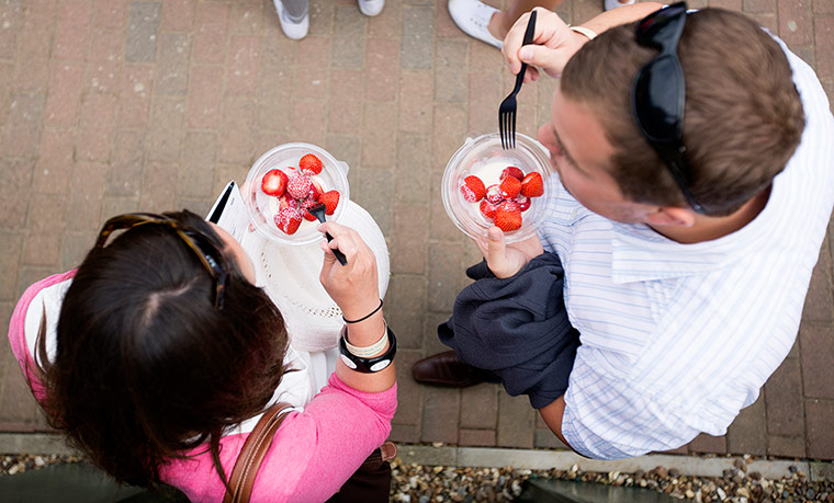 Wimbledon day four: Wimbledon wouldn't be Wimbledon without strawberries and cream