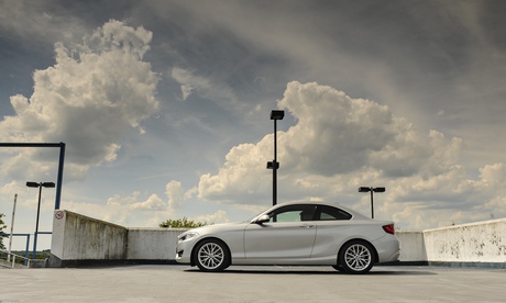 On the road:  BMW 220D SE coupe