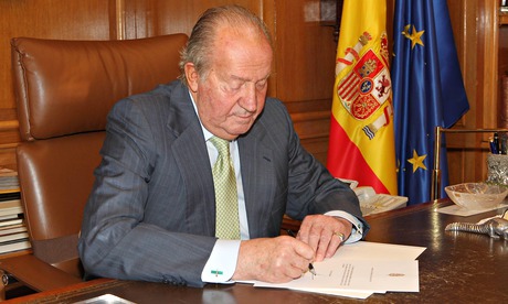 King Juan Carlos I Abdicates, Madrid, Spain - 02 Jun 2014