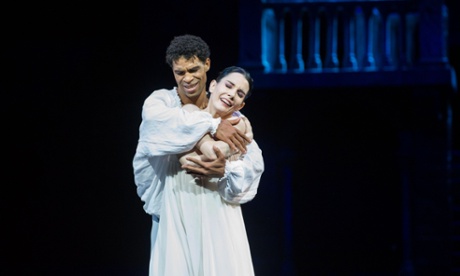 Tamara Rojo and Carlos Acosta perform in the English National Ballet's 2014 production of Romeo and Juliet in London.