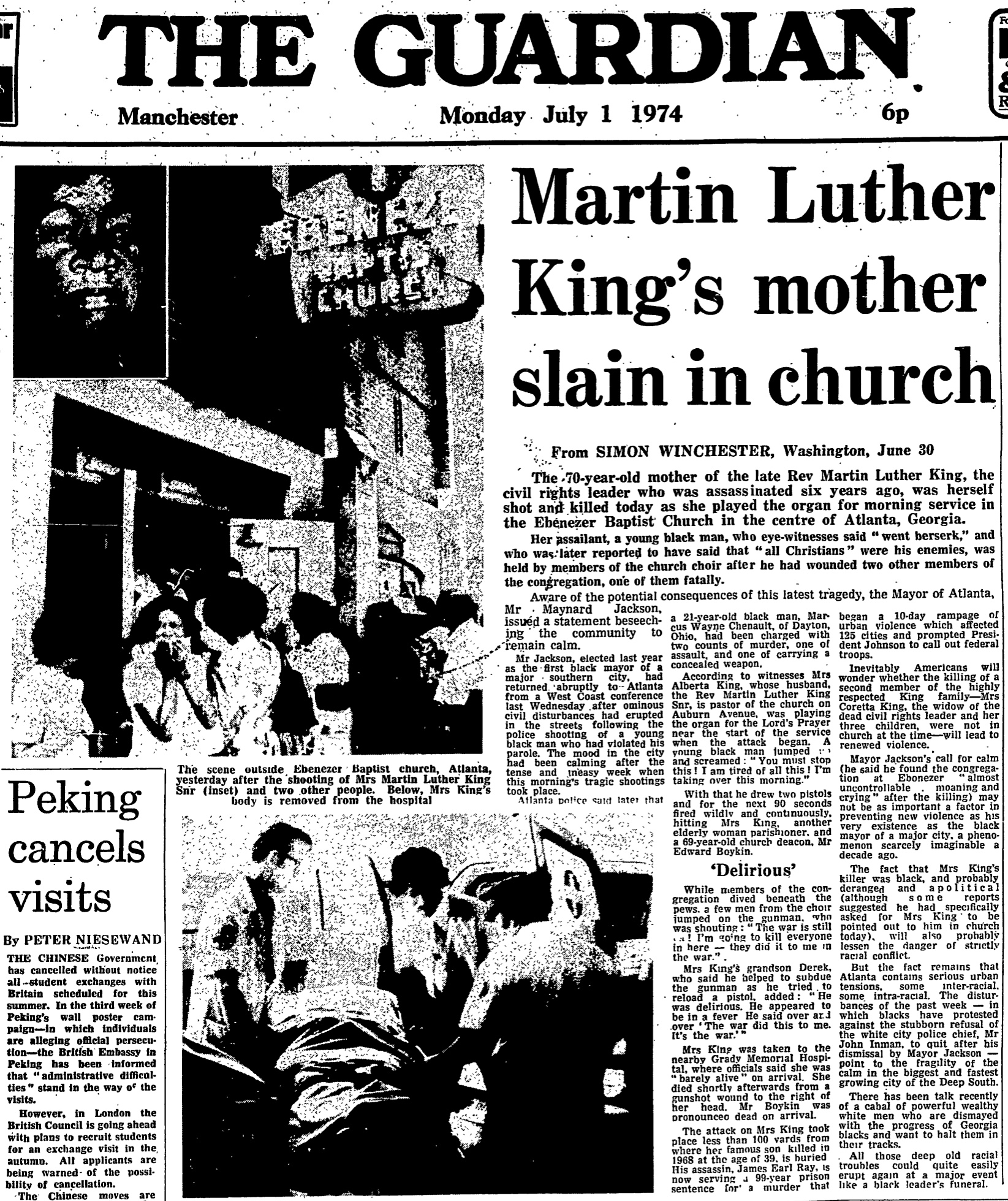 Image result for assassination of mother of martin luther king