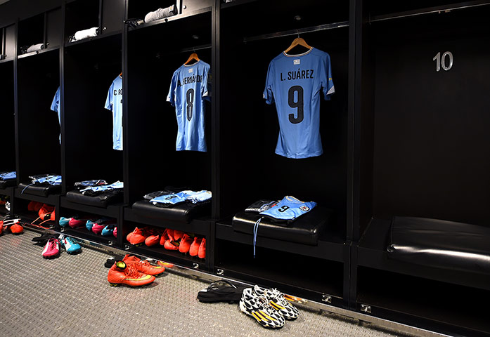 where's luis: Colombia v Uruguay: Round of 16 - 2014 FIFA World Cup Brazil