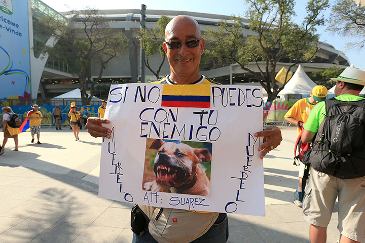 where's luis: Taunting fan