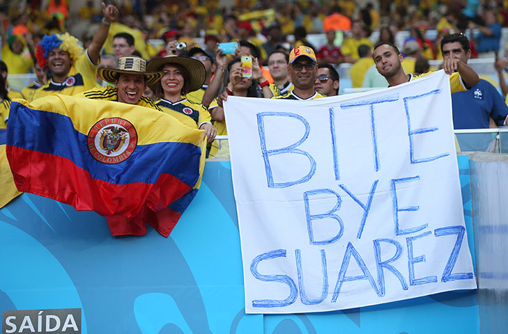 where's luis: Colombia fans