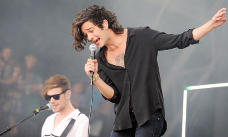 The 1975 perform at Glastonbury