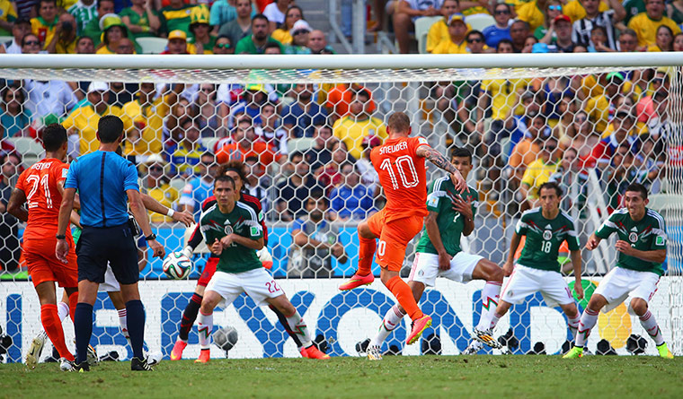 sport--: Netherlands v Mexico: Round of 16 - 2014 FIFA World Cup Brazil