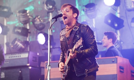 Dan Auerbach of the Black Keys at Glastonbury.