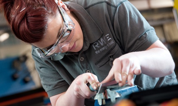 Women in engineering: Natasha Frost, 20, apprentice wind turbine technician, RWE Innogy