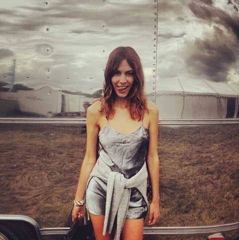 Alexa Chung at Glastonbury - Glastonbury Fashion stylewatch