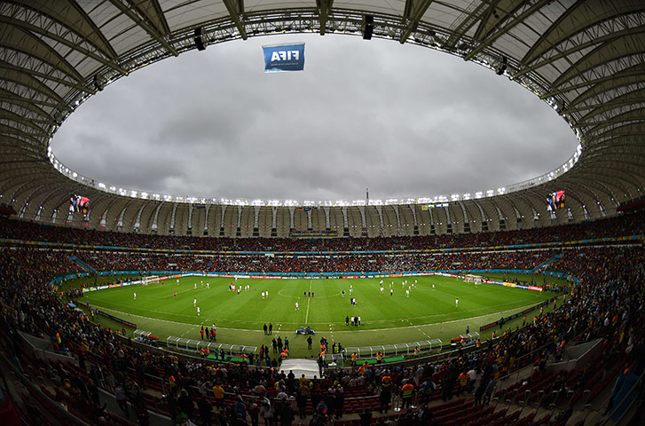 belo horizonte germany: The scene is set for the match at Estadio Beira-Rio in Porto Alegre