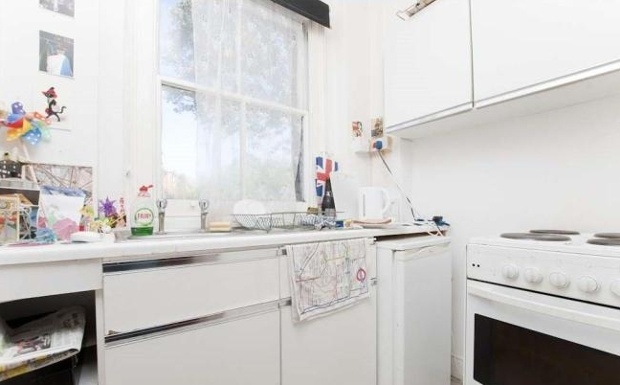 Venture as far as zone 2/3 in London, to he desirable environs of Highgate no less, and you can get a separate kitchen in your studio (the term does seem slightly blurry) for £170 a week. It's walking distance from Archway station, and the restaurants and bars of Highgate village, and on the raised ground floor of a period building. There is a fridge-freezer, but you will have to go to the launderette to get your washing done. Edmun Cude, 020 3324 8039 http://www.rightmove.co.uk/property-to-rent/property-44608312.html