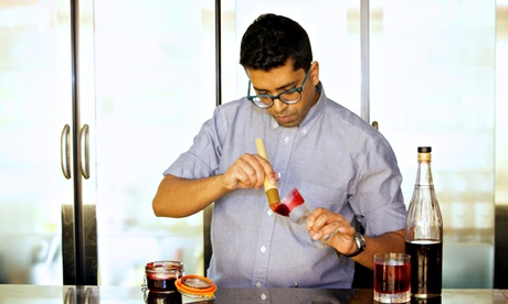 white lyan cocktail mixer