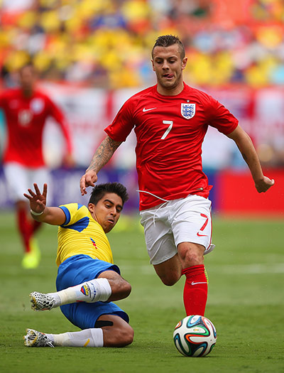 England v ecuador: Jack Wilshere goes on a marauding run