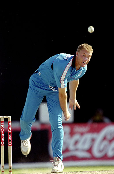 Flintoff gallery: Andrew Flintoff ODI debut