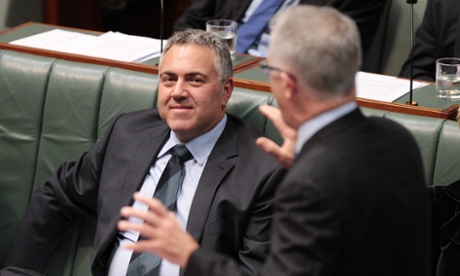 Treasurer Joe Hockey during house of representative question time at Parliament House in Canberra, Thursday June, 5, 2014.