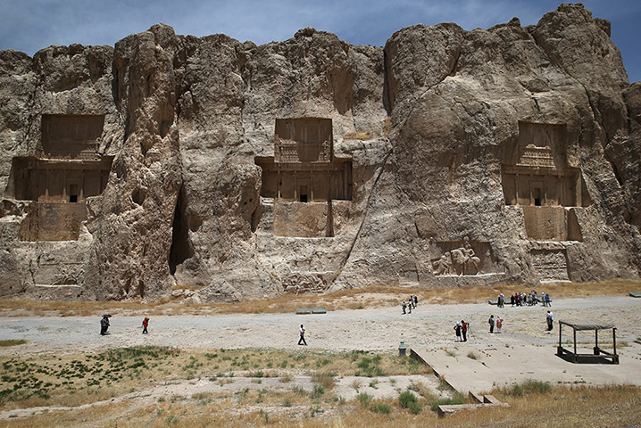 Agencies Iran Moore: tombs in cliffs