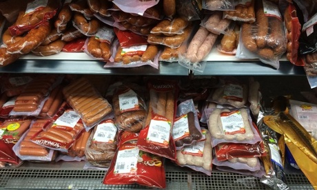 Polish foods in a local shop.