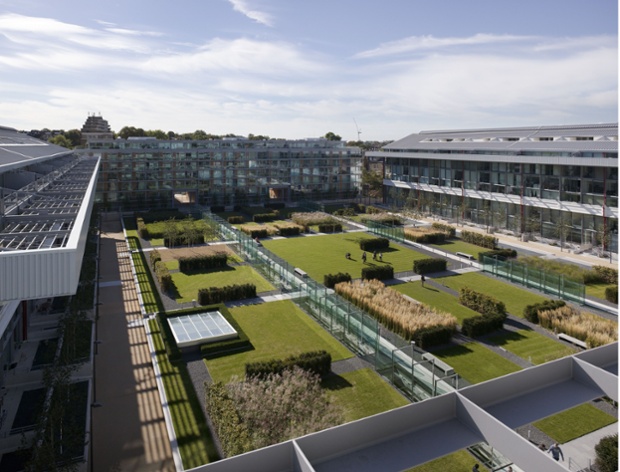 Highbury Square  is where football fans can tread the hallowed turf that was the former home of Arsenal Football Club, now a minimalist, modern garden