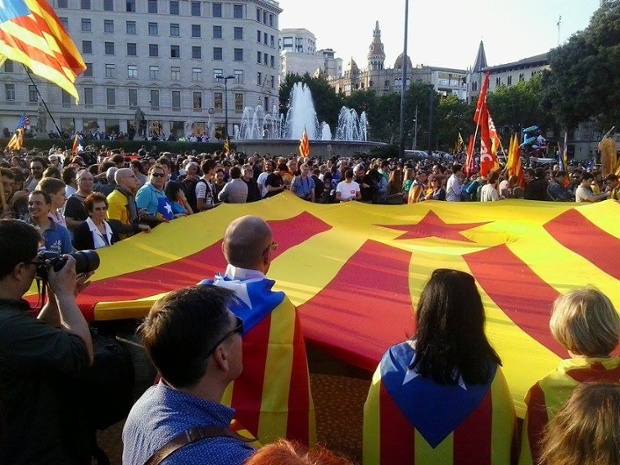 'A Catalan flag 