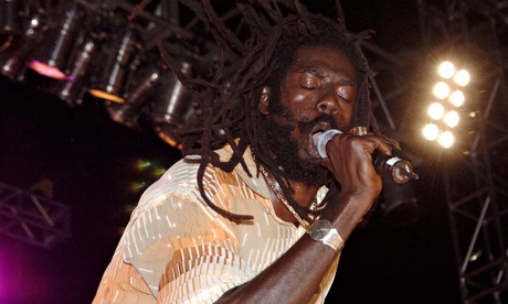 Buju Banton performing in New York in 2005: he hit the scene with the homophobic Boom Bye Bye back i