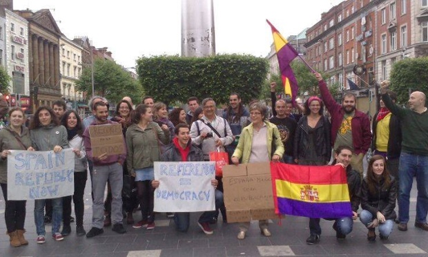 'Marea Granate demostrated yesterday in Dublin.'
