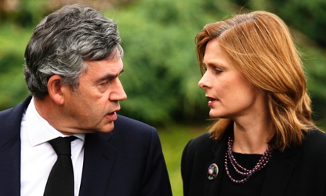 Gordon and Sarah Brown: befriended by Brooks, but then dropped once his popularity waned