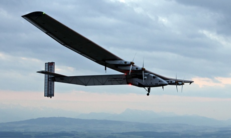 Solar-powered plane Solar Impulse 2