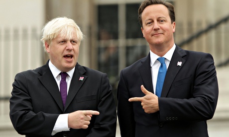 Boris Johnson and David Cameron