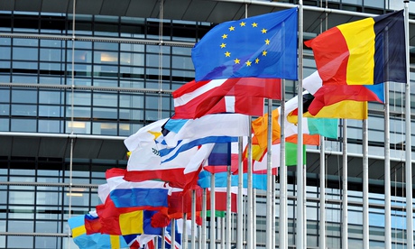 EU flags 
