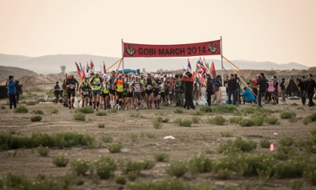 Gobi March start line