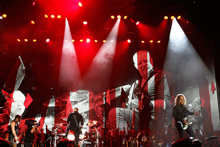 original observer: Metallica at Glastonbury 2014