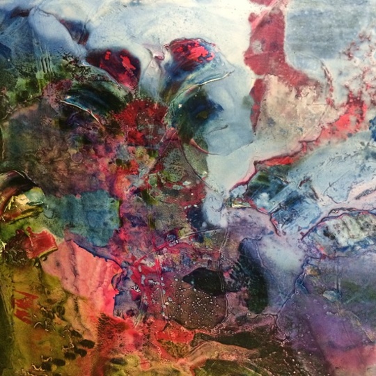 Playing With Colour: 'oil on canvas from my collection Playtime'.